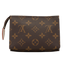 Louis Vuitton Toiletry Pouch 15, &pound;350, Accessories, Brown, Canvas, Back view
